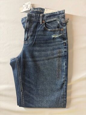 American Eagle NWT Stretch Curvy Straight Jeans Blue Lion Size 10 Regular